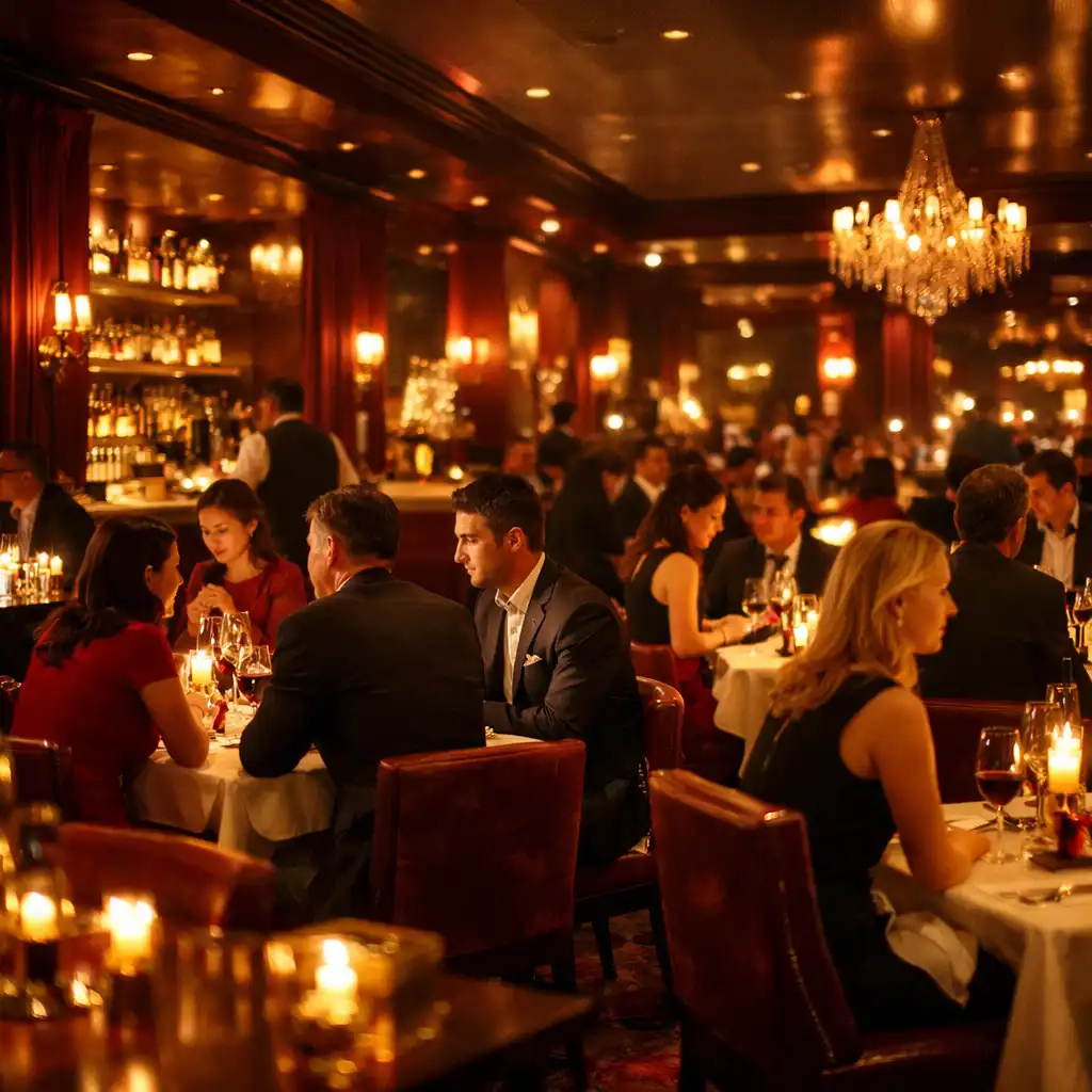 Ambiance de soirée élégante